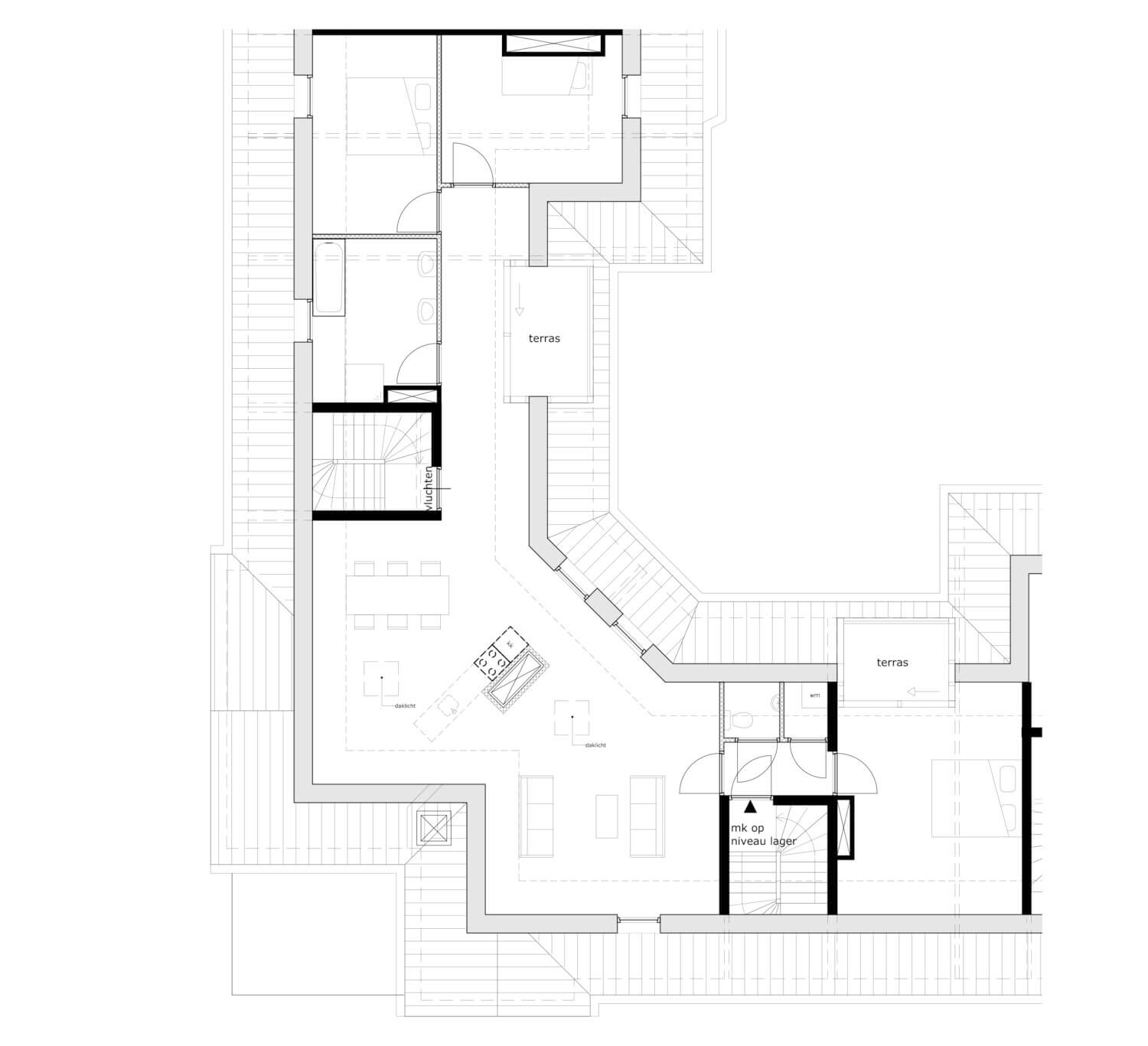 Buro-Ruim_Loft-Appartmemts_plattegrond-hoekappartement